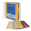 Binder Pocket With Write-On Index Tabs, 9.88 x 11.38, Assorted, 5/Set