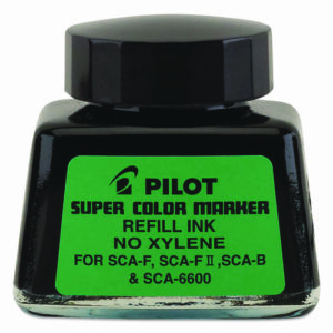 Pilot Jumbo Refillable Permanent Marker Ink Refill, Black Ink