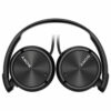 Noise Canceling Headphones, 4 ft Cord, Black - Image 2
