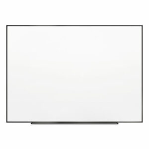 Fusion Nano-Clean Magnetic Whiteboard, 48" x 36", White Surface, Black Aluminum Frame