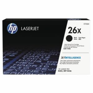 HP 26X, (CF226X) High-Yield Black Original LaserJet Toner Cartridge