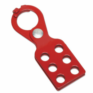 5340016502623, SKILCRAFT Lockout Tagout Hasp, Steel with Tabs