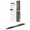 Twist-Erase GT Pencils, 0.7 mm, HB (#2), Black Lead, Black Barrel - Image 2