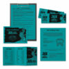 Color Paper, 24 lb Bond Weight, 8.5 x 11, Terrestrial Teal, 500 Sheets/Ream - Image 4