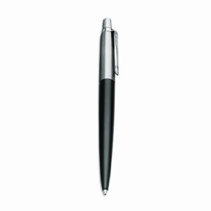 Jotter Bond Street Ballpoint Pen, Retractable, Medium 1 mm, Blue Ink, Black/Chrome Barrel