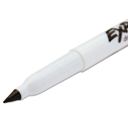 Low-Odor Dry-Erase Marker, Extra-Fine Bullet Tip, Black - Image 4