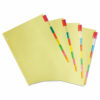 Insertable Tab Index, 8-Tab, 11 x 8.5, Buff, Assorted Tabs, 24 Sets - Image 2