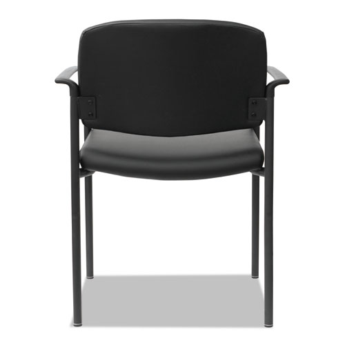 Alera Sorrento Series Ultra-Cushioned Stacking Guest Chair, 25.59" x 24.01" x 33.85", Black, 2/Carton - Image 4