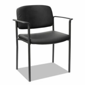 Alera Sorrento Series Ultra-Cushioned Stacking Guest Chair, 25.59" x 24.01" x 33.85", Black, 2/Carton