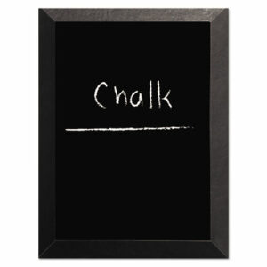 Kamashi Chalk Board, 48" x 36", Black Surface, Black Wood Frame