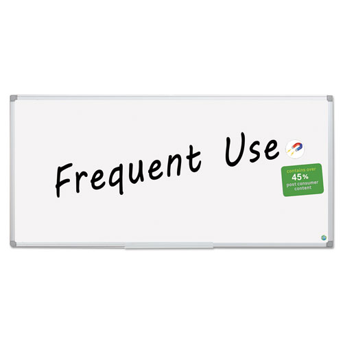 Earth Gold Ultra Magnetic Dry Erase Boards, 96" x 48", White Surface, Satin Aluminum Frame - Image 2