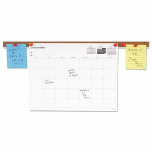 Cork Bulletin Bar, 1" x 18", Brown/Silver