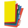 Heavy-Duty Plastic Dividers with Multicolor Tabs and White Labels , 5-Tab, 11 x 8.5, Assorted, 1 Set - Image 4
