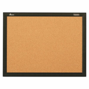 7195016511285, SKILCRAFT Cork Board, 48" x 36", Natural Tan Surface, Black Aluminum Frame