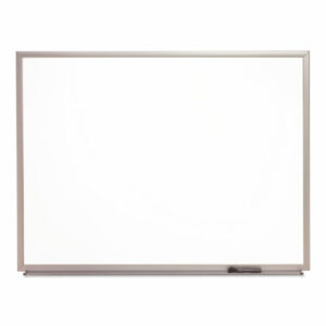 7110015680398, SKILCRAFT Dry Erase Marker Board, 72" x 48", White Surface, Anodized Aluminum Frame