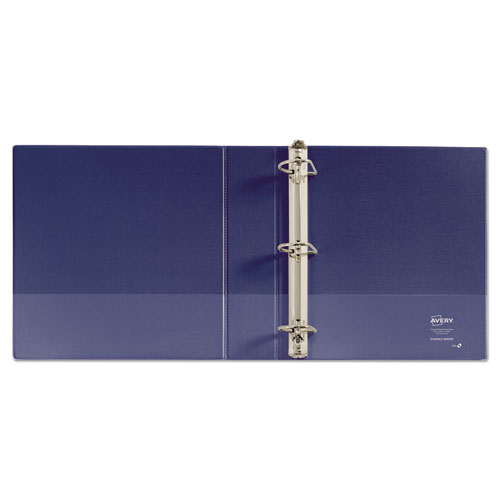 Durable View Binder with DuraHinge and Slant Rings, 3 Rings, 2" Capacity, 11 x 8.5, Blue - Image 9