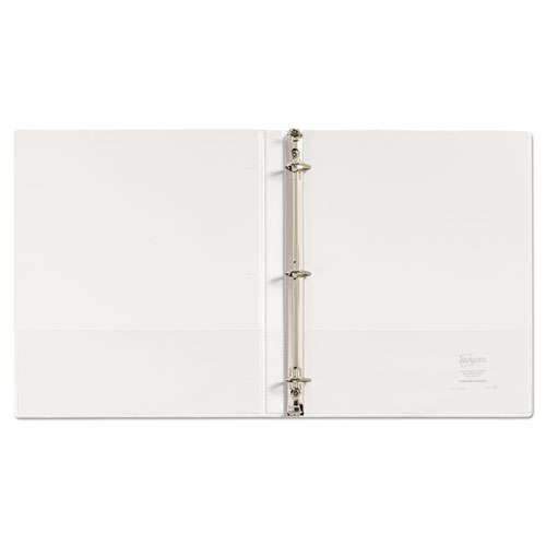 Durable View Binder with DuraHinge and Slant Rings, 3 Rings, 0.5" Capacity, 11 x 8.5, White - Image 9