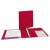 Durable Non-View Binder with DuraHinge and Slant Rings, 3 Rings, 1.5" Capacity, 11 x 8.5, Red - Image 7