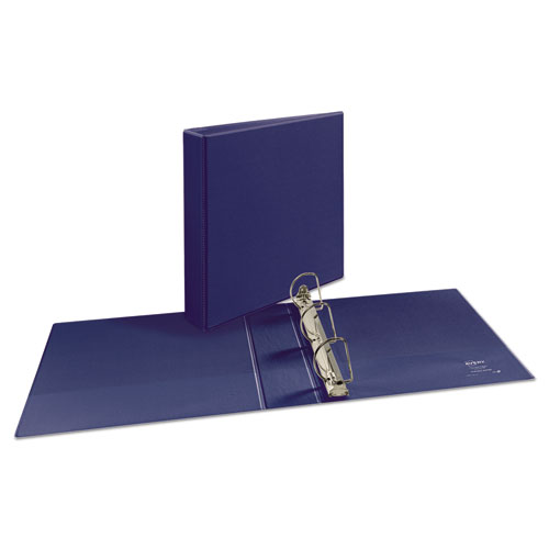 Durable View Binder with DuraHinge and Slant Rings, 3 Rings, 2" Capacity, 11 x 8.5, Blue - Image 8