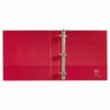Durable Non-View Binder with DuraHinge and Slant Rings, 3 Rings, 1.5" Capacity, 11 x 8.5, Red - Image 8