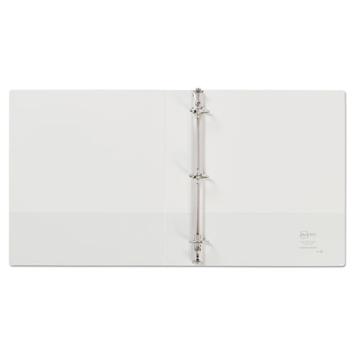 Durable View Binder with DuraHinge and Slant Rings, 3 Rings, 1" Capacity, 11 x 8.5, White - Image 9