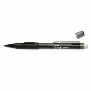 7520015654872, SKILCRAFT SlickerClicker Side Advanced Mechanical Pencil, 0.5mm, Black Lead, Smoke/Black Barrel, Dozen