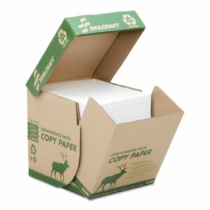 7530015623260, SKILCRAFT Convenience PK Paper, 92 Bright, 20 lb Bond Weight, 8.5 x 11, White, 500 Sheets/Ream, 5 Reams/Carton