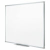 Dry Erase Board with Aluminum Frame, 72" x 48", White Surface, Satin Aluminum Frame - Image 4