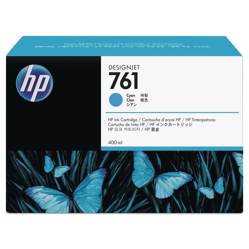 HP 761, (CM994A) Cyan Original Ink Cartridge