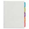 Big Tab Printable White Label Tab Dividers, 5-Tab, 11 x 8.5, White, 20 Sets - Image 4