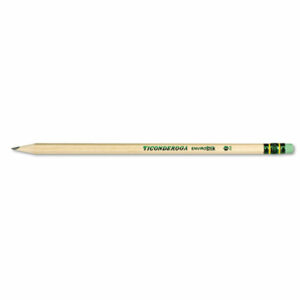 EnviroStiks Pencil, HB (#2), Black Lead, Natural Woodgrain Barrel, Dozen