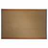 Prestige Colored Cork Bulletin Board, 36" x 24", Brown Surface, Light Cherry Finished Fiberboard/Plastic Frame - Image 6