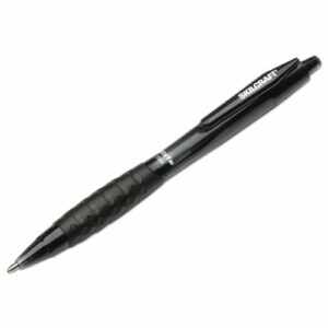 7520014457233, SKILCRAFT VISTA Ballpoint Pen, Retractable, Fine 0.7 mm, Black Ink, Smoke Barrel, Dozen