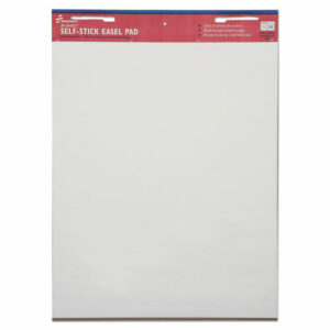7530013930104, SKILCRAFT Self-Stick Easel Pad, Unruled, 25 x 30, White, 30 Sheets, 2/Pack