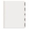 Big Tab Printable White Label Tab Dividers, 5-Tab, 11 x 8.5, White, 20 Sets - Image 2