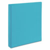 Durable View Binder with DuraHinge and Slant Rings, 3 Rings, 1" Capacity, 11 x 8.5, Aqua - Image 8