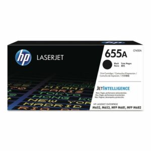 HP 655A, (CF450A) Black Original LaserJet Toner Cartridge