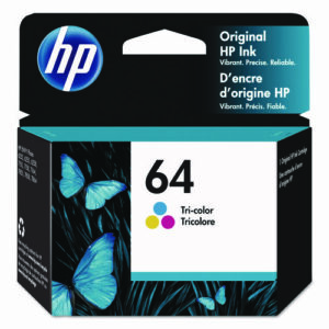HP 64, (N9J89AN) Tri-Color Original Ink Cartridge