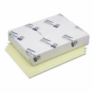 7530010775387, SKILCRAFT Bond Paper, 92 Bright, 20 lb Bond Weight, 8.5 x 11, Yellow, 500 Sheets/Ream, 10 Reams/Carton