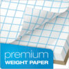 Cross Section Pads, Cross-Section Quadrille Rule (8 sq/in, 1 sq/in), 50 White 8.5 x 11 Sheets - Image 5
