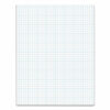 Cross Section Pads, Cross-Section Quadrille Rule (4 sq/in, 1 sq/in), 50 White 8.5 x 11 Sheets