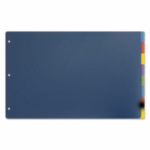 Tabloid-Size Poly Index Divider, 8-Tab, 11 x 17, Assorted, 1 Set