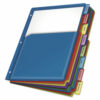 Expanding Pocket Index Dividers, 8-Tab, 11 x 8.5, Assorted, 1 Set - Image 2