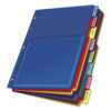 Expanding Pocket Index Dividers, 8-Tab, 11 x 8.5, Assorted, 1 Set