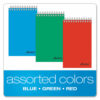 Memo Pads, Narrow Rule, Assorted Cover Colors, 60 White 3 x 5 Sheets, 3/Pack - Image 4