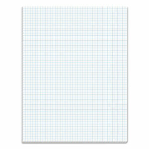 Quadrille Pads, Quadrille Rule (5 sq/in), 50 White 8.5 x 11 Sheets