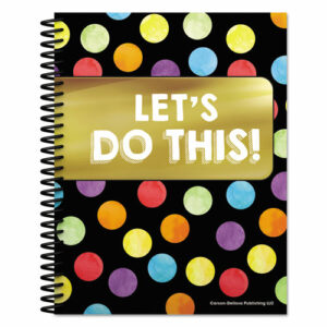 Teachers Planner, Weekly/Monthly, 7 Classes, Balloon Artwork, Multicolor Cover, 10.88 x 8.38 Sheets, 12-Month (July to June)