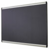 Prestige Plus Magnetic Fabric Bulletin Boards, 72" x 48", Gray Surface, Satin Aluminum Frame - Image 8