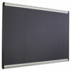 Prestige Plus Magnetic Fabric Bulletin Boards, 72" x 48", Gray Surface, Satin Aluminum Frame - Image 9