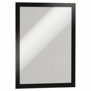DURAFRAME Sign Holder, 8.5 x 11, Black Frame, 2/Pack